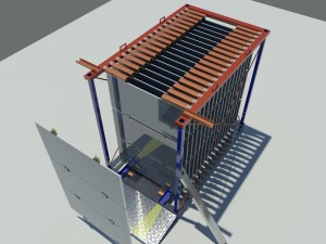 Solar Panel Storage Unit - Frame 388